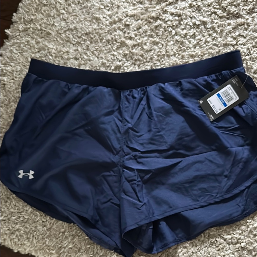 Under Armour Dark Blue Running Shorts